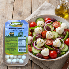 Summer Valley Mixed Cheese Balls 200g Halal for Salads & Snacks