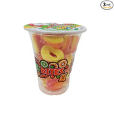 Cup candy Peach Ring Fun fruit Bites 6oz