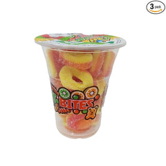 Cup candy Peach Ring Fun fruit Bites 6oz