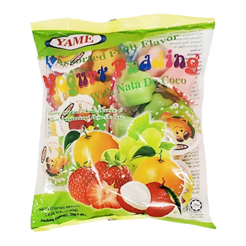 Yame Halal Fruit Pudding Cups with Nata De Coco 700g 24.6oz - 1PaysLess
