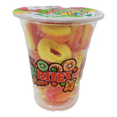 Cup candy Peach Ring Fun fruit Bites 6oz