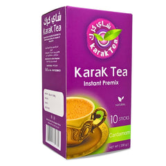 Karak Tea Cardamom Instant Tea Mix 10 Sticks 200g - Authentic Cardamom Flavor for Convenient, Aromatic & Refreshing On-the-Go Chai Indulgence - SANI-LLC