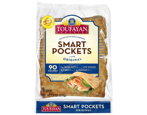 Toufayan Smart Pockets β Original 6 COUNT | NET WT. 7.4 OZ. (210g)