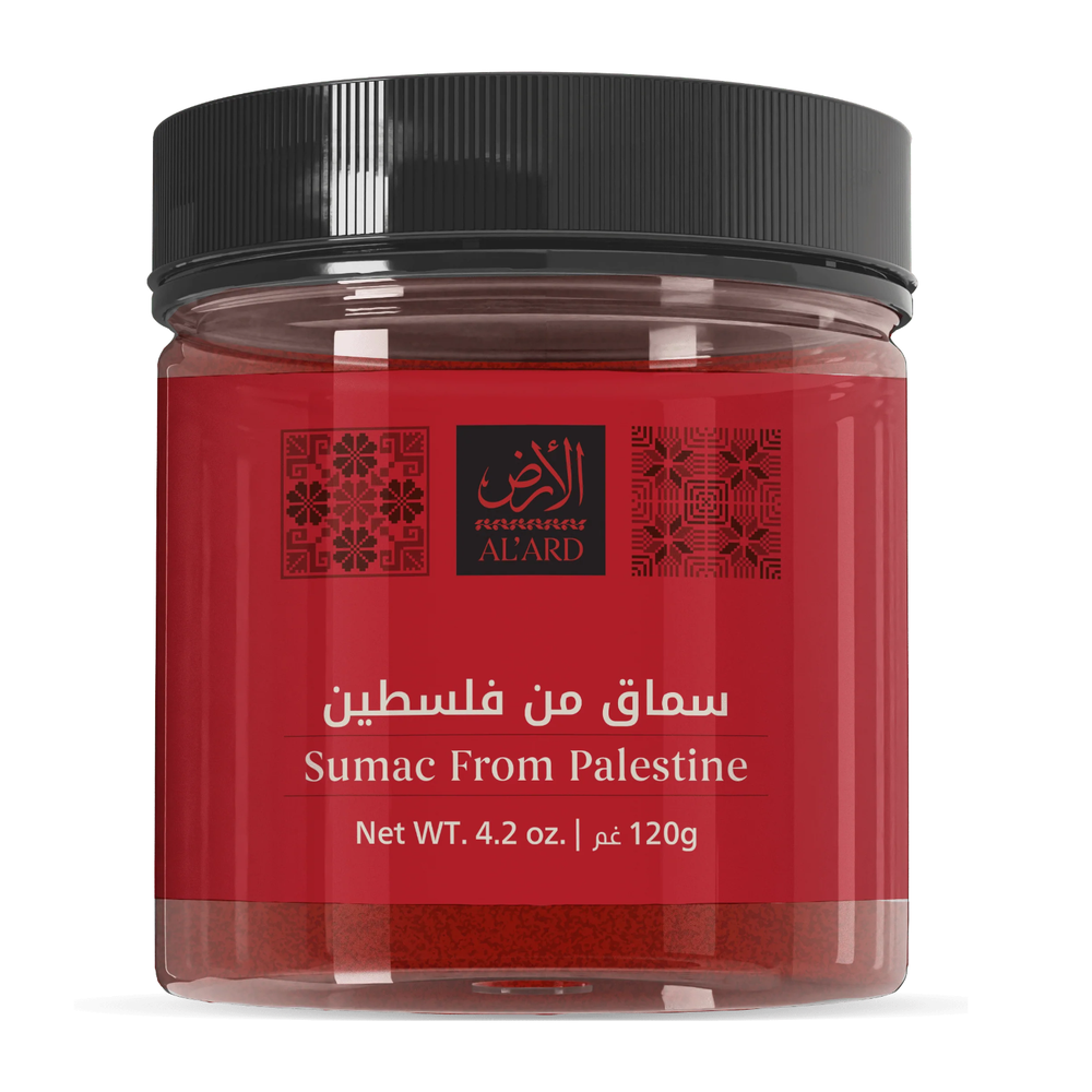 AL'ARD Sumac from Palestine 120g Tangy & Deep Red Adds Zesty Flavor to Salads & Grilled Meats - SANI-LLC