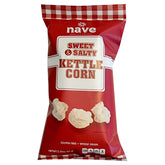 nave Sweet & Salty Kettle Corn Popcorn, 2.25oz Bag, Whole Grain, Gluten-Free, Gourmet Snack for Movie Night and School Lunches