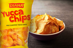 Diana yucca chips BBQ flavored