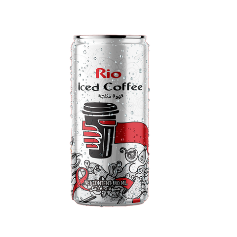 Rio Iced Coffee 180ml Ready-to-Drink Canned Coffee Beverage, Smooth Premium Blend, Refreshing & Convenient Morning Pick-Me-Up