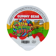 Cup candy Gummy Bear Fun fruit Bites 6oz