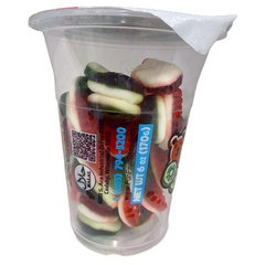 Cup Candy Gummy Candy Twin Cherry Fun Fruit Bites 6oz