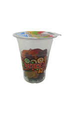 Cup candy Assorted Gummy Candy Fun fruit Bites 6oz
