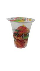 Cup candy Gummy worm Fun fruit Bites 6oz