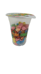 Cup candy Neon Gummy Bear Fun fruit Bites 6oz