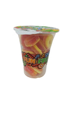 Cup candy Peach Ring Fun fruit Bites 6oz