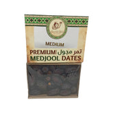 Abuayyash Farms Premium Medjool Dates, 2 lb (907g) Box, Medium Size Whole Fruit, Product of Jordan, Naturally Sweet & High Fiber Healthy Snack - SANI-LLC