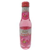 Bor Fresh Bubble Gum Carbonated Drink, 200ml (6.76 fl oz) Glass Bottle, Nostalgic Bubblegum Flavor, Fizzy Pink Soda, Refreshing Sparkling Beverage Made with Beetroot Sugar - SANI-LLC