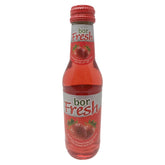 Bor Fresh Strawberry Flavored Carbonated Drink, 200ml Glass Bottle, Sparkling Fruit Soda Beverage, Refreshing Fizzy Drink Made with Beetroot Sugar - SANI-LLC