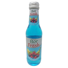 Bor Fresh Mixed Fruit Flavored Carbonated Drink, 200ml Glass Bottle, Sparkling Mixed Berry & Banana Flavor, Refreshing Fizzy Beverage for Parties and Celebrations - SANI-LLC