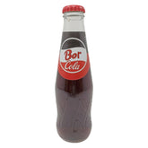 Bor Cola Sparkling Soda Beverage, 200ml (6.76 fl oz) Glass Bottle, Made with Real Beet Sugar and Mineral Water, Authentic Premium Turkish Cola Flavor - SANI-LLC