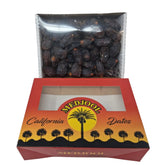 Premium California Medjool Dates from SANI-LLC, jumbo size, fresh, natural, no added sugar, shown in a clear close-up image.