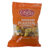 Chifles Sweet Plantain Strips, 2.5oz Bag, Ripe Plantain Chips, No Sugar Added, Non-GMO, Gluten-Free & Vegan, Healthy Latin-Style Snack