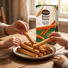 Hamdan Sesame Bread Sticks 14oz Crunchy Ka'ak Al Sham Snack