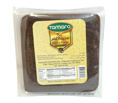 Tamara Natural Dates Paste in 500g jar, pitted for baking and desserts, showcasing the smooth, rich paste texture.