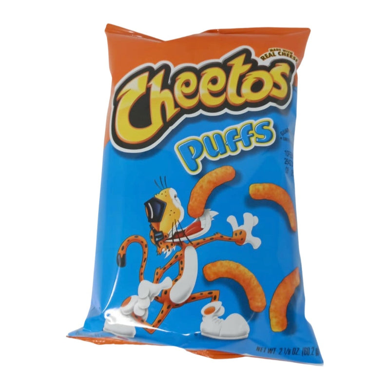 Cheetos Puffs Cheese Snacks 2.13 oz Bag Real Cheese Flavor, Light & Fluffy Everyday Snacking - SANI-LLC