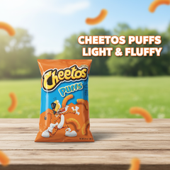 Cheetos Puffs Cheese Snacks 2.13 oz Bag Real Cheese Flavor, Light & Fluffy Everyday Snacking - SANI-LLC