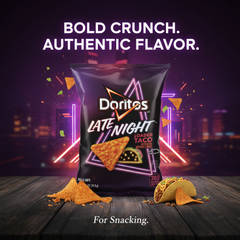Doritos Late Night Loaded Taco Chips 2.5 oz Bold Crunch Authentic Flavor For Snacking - SANI-LLC