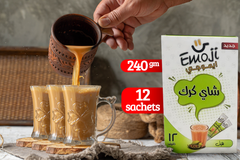 Alkhair Karak Instant Tea with Cardamom 12 Sachets 240gm - 1PaysLess