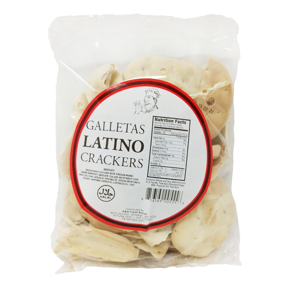 Galletas Latino Crackers Organic Round Crackers 258g Bag