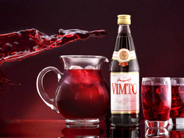 Vimto  a berry flavored drink produced for the first time in 1908