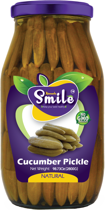Smile Cucumber Large Pickles 2800g 98.73 Oz - 1PaysLess
