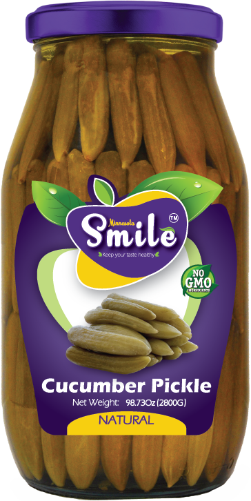 Smile Cucumber Large Pickles 2800g 98.73 Oz