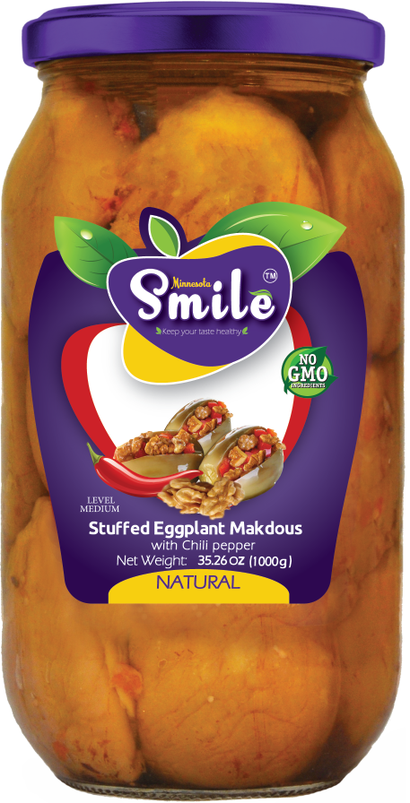 Smile Stuffed Eggplant Makdous "spicy" | 1000g - 35.26 Oz