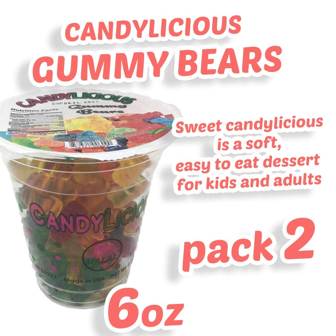 SWEET AND DELICIOUS CANDIES : CANDYLICIOUS GUMMY BEARS (2 PACKS)