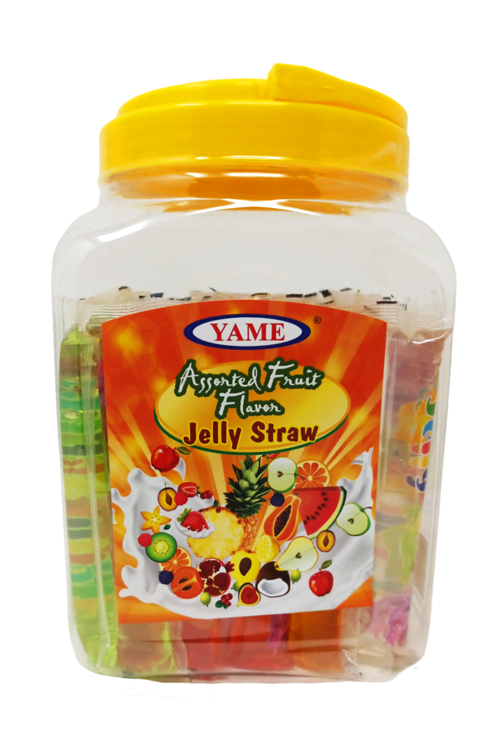 YAME Jelly Straws Assorted Flavors 40 Pcs 56.44 Oz