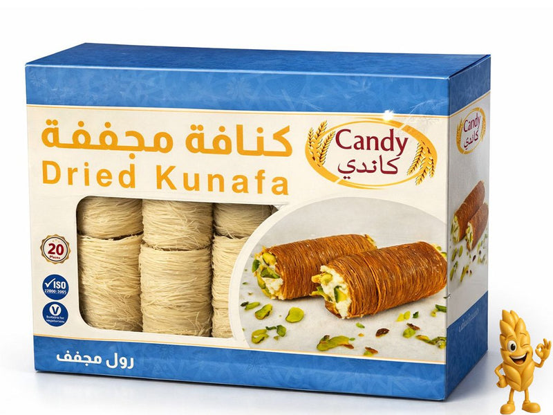 Candy Dried Kunafa Dough Rolls - 20 Piece (285g) for Authentic Pastries - SANI-LLC