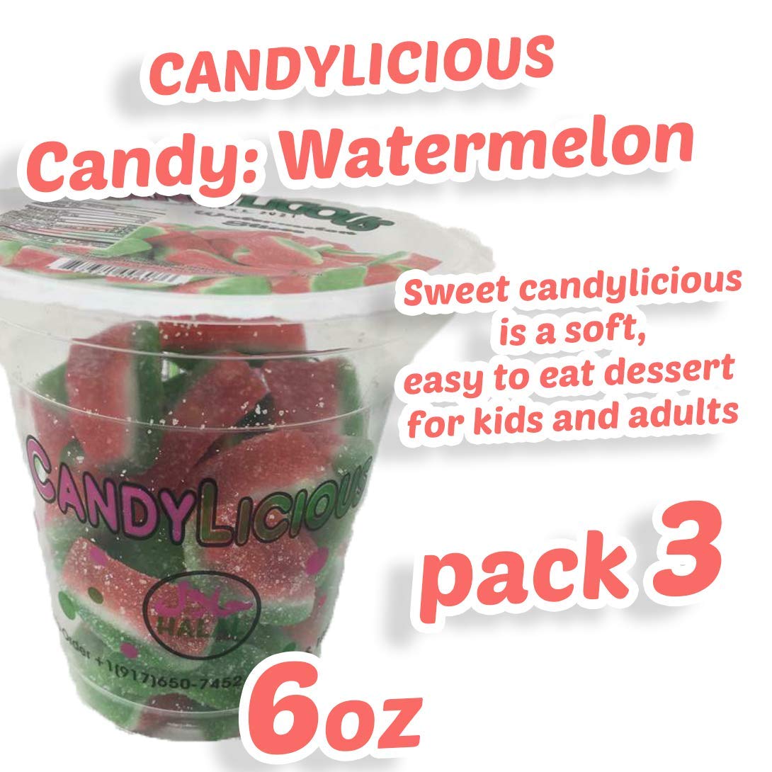 Cup Candy: Watermelon flavor, 6oz