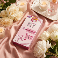 MIM Hair Removal Wax Strips Ultimate Kit for sensitive skin, includes 28 wax strips for face and body hair removal.