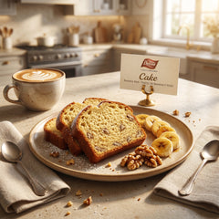 Delisia Banana Nut Cake 5oz-Single Cake Snack