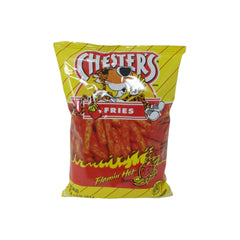 Cheetos Flamin' Hot Fries 74.4g Bag Intense Spicy Flavor Crispy Corn Snack Perfect for Snacking Anytime - SANI-LLC