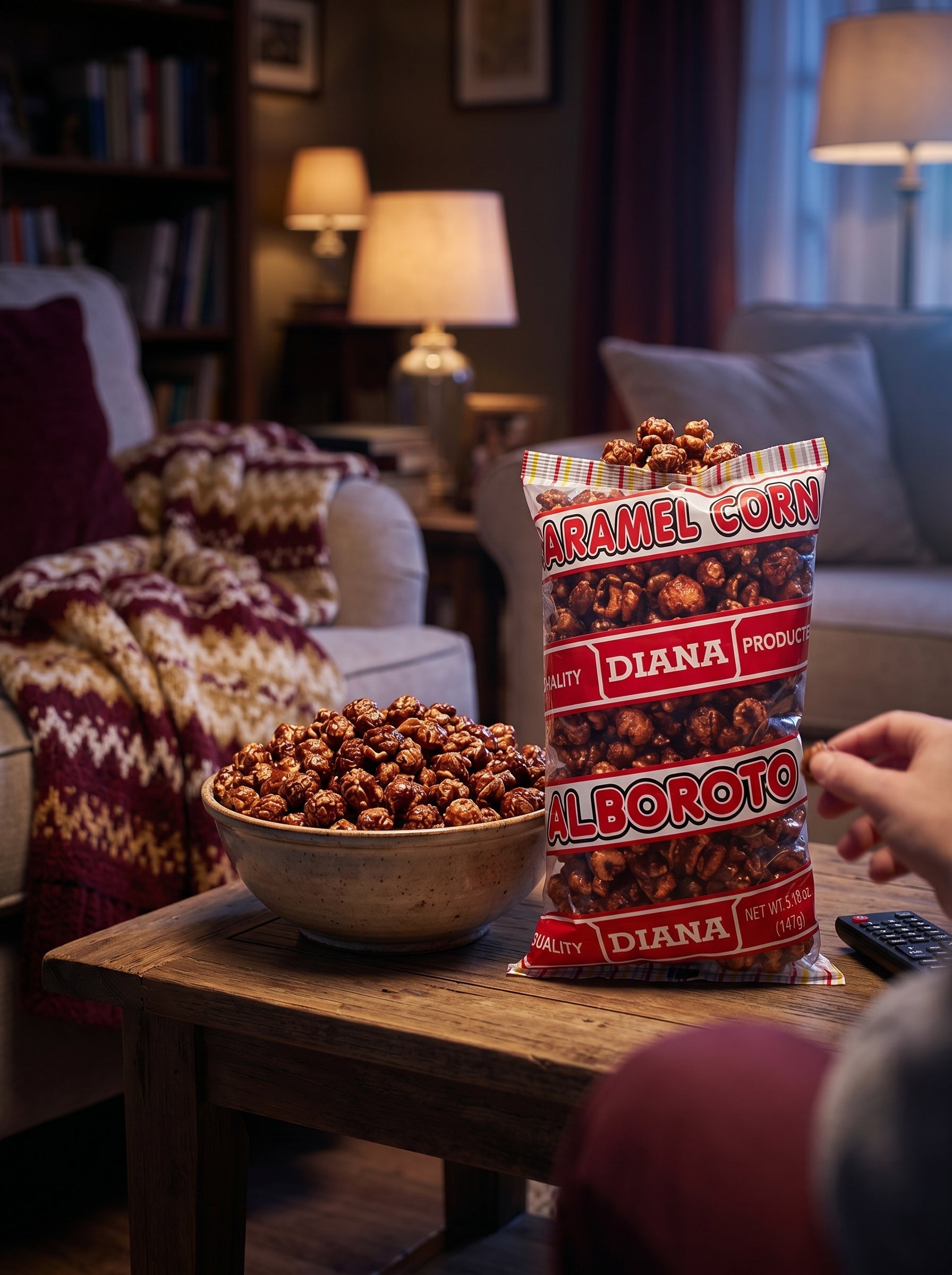 Diana Alboroto Caramel Corn Crunchy Sweet Snack 4.76oz