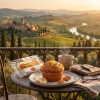 Oven Delights Banana Nut Muffins (4.6 oz) Baked with Ripe Bananas & Topped with Walnuts