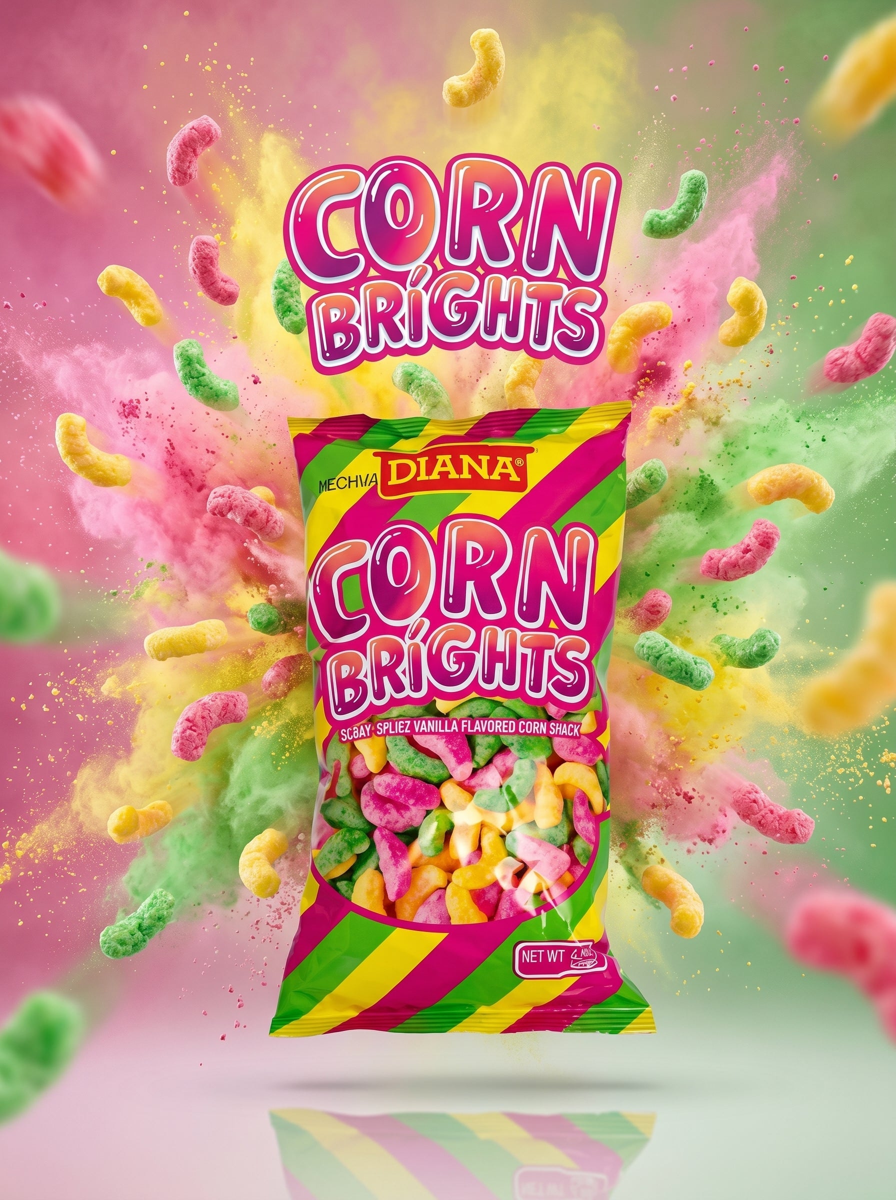 Diana, Corn Brights Snacks, 4.76 Ounce