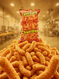 Diana Cheese Corn Curls Churritos Snack 1.69oz