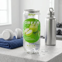 Elisha Green Apple Sparkling Drink 12.3 Fl Oz Can - Crisp & Refreshing, Fruity Flavor for Hydration & Enjoyment