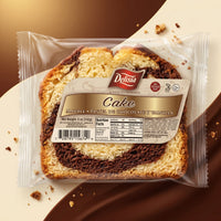 Delisia Marble Cake Slice 5 oz Chocolate & Vanilla -Single Cake Snack