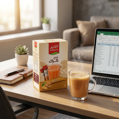 AlKhair Ginger Karak Tea 3x15g Sugar-Free Instant Chai Mix