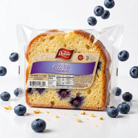 Delisia Blueberry Cake Slice 5oz Moist Snack Cake for On-the-Go-Single Cake Snack